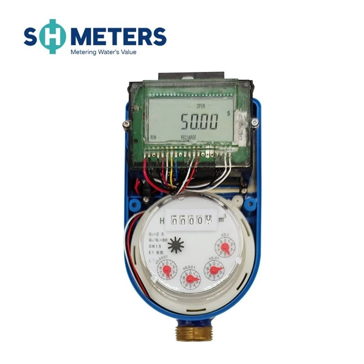 DN25 Brass Body Prepaid IC Card Water Meter
