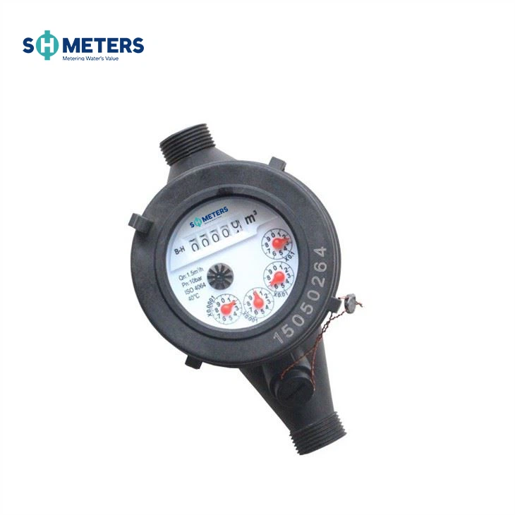 R200 Plastic Dry Dial Multi-Jet Water Meter