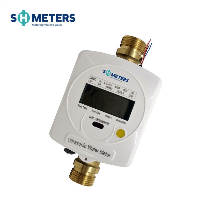 R250 Brass Body Ultrasonic Water Meter Dn50 Ultrasonic Water Meter Lora Litre